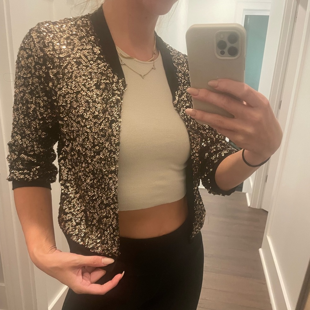 Sequin jacket